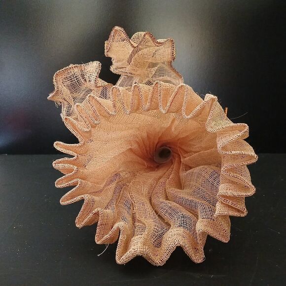 Sinamay Angel Christmas Tree Topper 11.5 Tall Holiday Ornament Figurine Decor - Picture 10 of 10